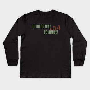 Du do do duu Kids Long Sleeve T-Shirt